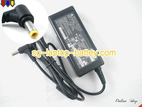 ASUS F2HF adapter, 19V 3.42A F2HF laptop computer ac adaptor, ASUS19V3.42A65W-5.5x2.5mm-RIGHT-ANGEL