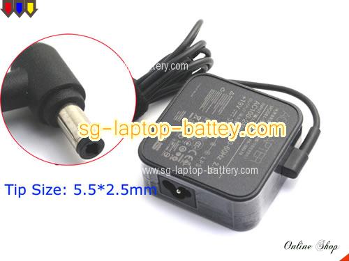 ASUS F3JA adapter, 19V 3.42A F3JA laptop computer ac adaptor, ASUS19V3.42A-square-5.5x2.5mm