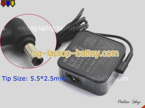 ASUS X50 adapter, 19V 3.42A X50 laptop computer ac adaptor, ASUS19V3.42A-square-5.5x2.5mm