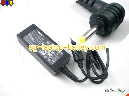 ASUS EEE PC 1005HA-A adapter, 19V 2.1A EEE PC 1005HA-A laptop computer ac adaptor, ASUS19V2.1A40W-2.31x0.7mm