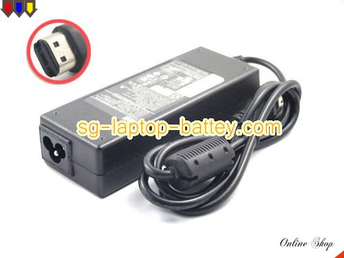  image of COMPAQ PPP014L ac adapter, 18.5V 4.9A PPP014L Notebook Power ac adapter HP18.5V4.9A90W-OVALMUL