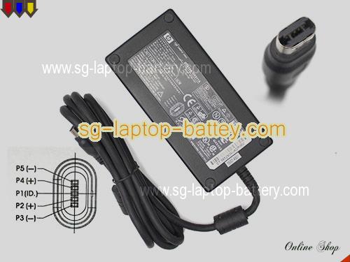  image of COMPAQ 3393948-004 ac adapter, 19V 9.5A 3393948-004 Notebook Power ac adapter HP19V9.5A180W-OVALMUL