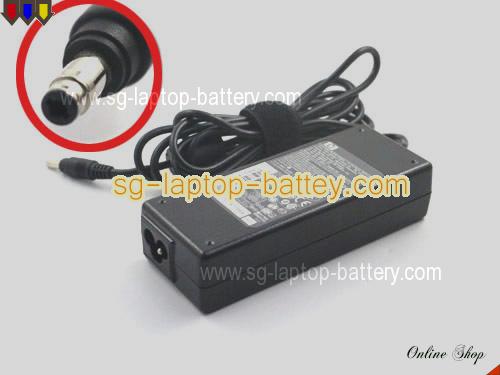  image of HP 308745-001 ac adapter, 19V 4.74A 308745-001 Notebook Power ac adapter HP19V4.74A90W-4.8x1.7mm