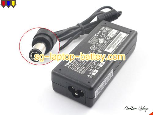 TOSHIBA DynaBook SS425 adapter, 19V 3.42A DynaBook SS425 laptop computer ac adaptor, TOSHIBA19V3.42A65W-6.0x3.0mm