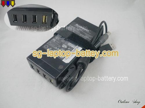  image of LENOVO 40Y7696 ac adapter, 20V 3.25A 40Y7696 Notebook Power ac adapter LENOVO20V3.25A65W-7.5x5.5mm-with-USB