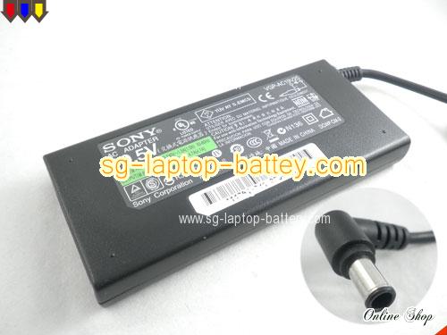 SONY PCG-707 adapter, 19.5V 4.7A PCG-707 laptop computer ac adaptor, SONY19.5V4.7A92W-6.5x4.4mm-Slim