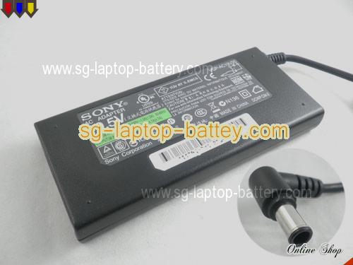 SONY VAIO VGN-FJ290P1/V adapter, 19.5V 4.7A VAIO VGN-FJ290P1/V laptop computer ac adaptor, SONY19.5V4.7A92W-6.5x4.4mm-Slim