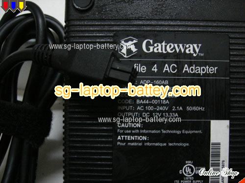  image of GATEWAY ADP-160AB ac adapter, 12V 13.33A ADP-160AB Notebook Power ac adapter GATEWAY12V13.33A160W-6PIN