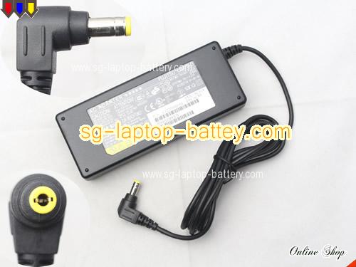 LG X120 adapter, 19V 4.22A X120 laptop computer ac adaptor, FUJITSU19V4.22A80W-5.5x2.5mm