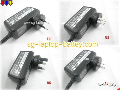 ACER ASPIRE ONE 532H-21R adapter, 19V 2.15A ASPIRE ONE 532H-21R laptop computer ac adaptor, DELTA19V2.15A-SHAVER-Wall