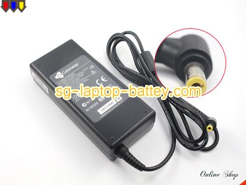 GATEWAY GATEWAY 600YG2 adapter, 19V 4.74A GATEWAY 600YG2 laptop computer ac adaptor, GATEWAY19V4.74A90W-5.5x2.5mm