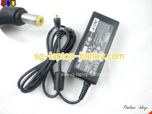 ACER ASPIRE 1412 adapter, 19V 3.42A ASPIRE 1412 laptop computer ac adaptor, ACER19V3.42A65W-5.5x2.5mm-RIGHT-ANGEL