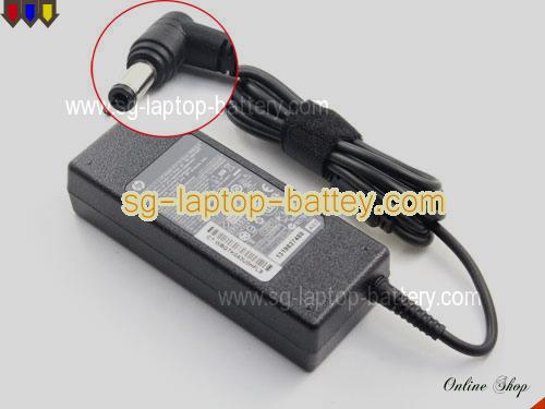 HP COMPAQ 6530B adapter, 19V 4.74A COMPAQ 6530B laptop computer ac adaptor, HP19V4.74A90W-5.5x2.5mm-RIGHT-ANGEL