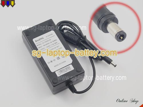  image of DAJING DJ-U48S-12 ac adapter, 12V 5A DJ-U48S-12 Notebook Power ac adapter DAJING12V5A60W-5.5x2.5mm