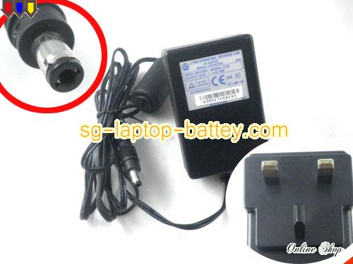  image of LI SHIN LSE9801B12 ac adapter, 12V 1.5A LSE9801B12 Notebook Power ac adapter LS12V1.5A18W-5.5x2.5mm-UK