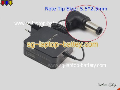 ASUS N73 adapter, 19V 3.42A N73 laptop computer ac adaptor, ASUS19V3.42A-square-5.5x2.5mm-EU