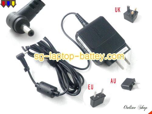 ASUS 1015HA adapter, 19V 1.58A 1015HA laptop computer ac adaptor, ASUS19V1.58A30W-2.31x0.70mm_wall