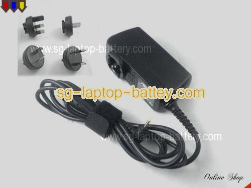 ASUS EEE PC X101CH adapter, 19V 2.1A EEE PC X101CH laptop computer ac adaptor, ASUS19V2.1A40W-2.31x0.7mm-SHAVER