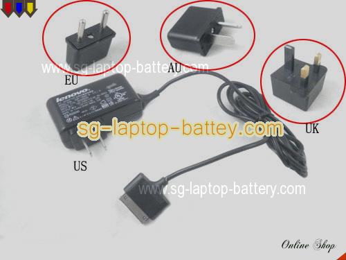 LENOVO PAD S1 adapter, 12V 1.5A PAD S1 laptop computer ac adaptor, LENOVO12V1.5A18W-platoon-US