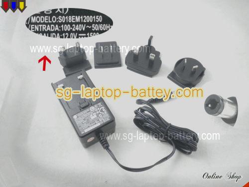  image of LACIE SO18EM1200150 ac adapter, 12V 1.5A SO18EM1200150 Notebook Power ac adapter LaCie12V1.5A18W-5.5x2.5mm