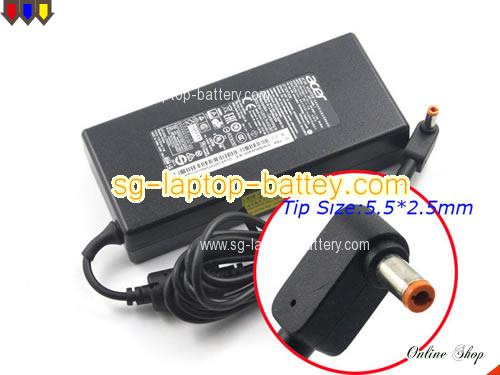 Acer ASPIRE L100 adapter, 19V 7.1A ASPIRE L100 laptop computer ac adaptor, ACER19V7.1A135W-NEW-5.5x2.5mm