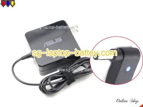 ASUS X202E adapter, 19V 3.42A X202E laptop computer ac adaptor, ASUS19V3.42A65W-4.0x1.35mm-LED-US