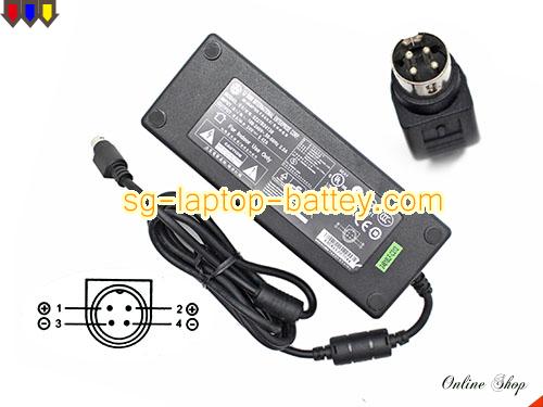  image of LI SHIN A30519031544 ac adapter, 24V 5.42A A30519031544 Notebook Power ac adapter LS24V5.42A130W-4PIN