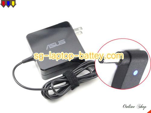 ASUS VIVOBOOK X201E adapter, 19V 3.42A VIVOBOOK X201E laptop computer ac adaptor, ASUS19V3.42A65W-4.0x1.35mm-LED-US