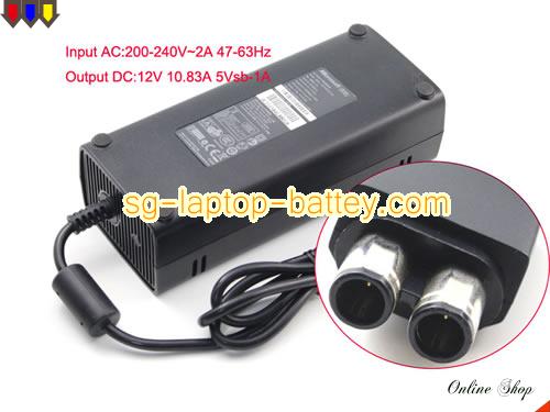  image of MICROSOFT CPA09-011A ac adapter, 12V 10.83A CPA09-011A Notebook Power ac adapter MICROSOFT12V10.83A130W-2holes-200-240V