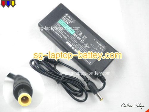 SONY PCG-GRS100 adapter, 19.5V 5.13A PCG-GRS100 laptop computer ac adaptor, SONY19.5V5.13A100W-6.5x4.4mm