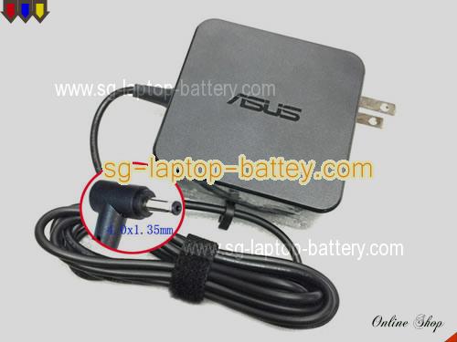 ASUS U38DT adapter, 19V 3.42A U38DT laptop computer ac adaptor, ASUS19V3.42A65W-4.0x1.35mm-Square-US