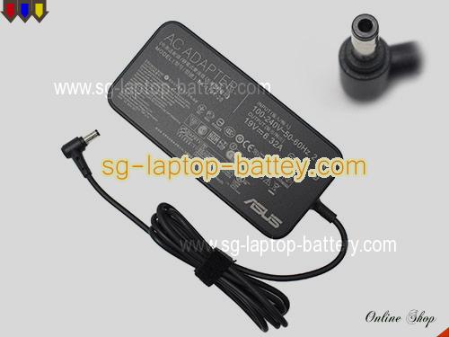 ASUS N46VZ adapter, 19V 6.32A N46VZ laptop computer ac adaptor, ASUS19V6.32A120W-5.5X2.5mm-Slim-PA