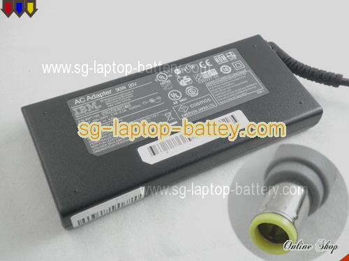  image of IBM 92P1109 ac adapter, 20V 4.5A 92P1109 Notebook Power ac adapter IBM20V4.5A90W-7.5x5.5mm-Slim