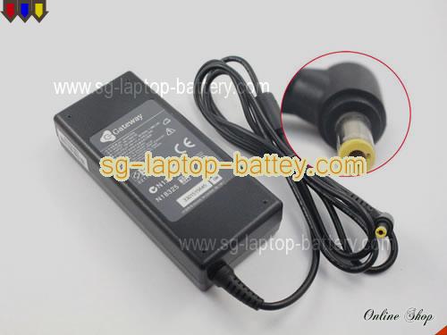  image of GATEWAY P-6000 ac adapter, 19V 4.74A P-6000 Notebook Power ac adapter GATEWAY19V4.74A90W-5.5x2.5mm