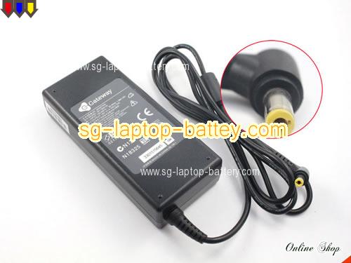  image of GATEWAY P-170 ac adapter, 19V 4.74A P-170 Notebook Power ac adapter GATEWAY19V4.74A90W-5.5x2.5mm