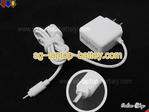  image of MYPHONE UL-P1 ac adapter, 5V 2A UL-P1 Notebook Power ac adapter MYPHONE5V2A10W-3.0x1.0mm-US-W