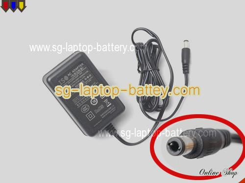  image of ISO KPC-024F ac adapter, 12V 2A KPC-024F Notebook Power ac adapter ISO12V2A24W-5.5x2.5mm-US