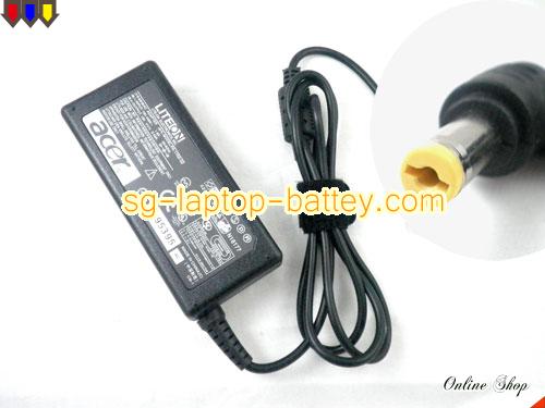 ACER 1684 adapter, 19V 3.42A 1684 laptop computer ac adaptor, ACER19V3.42A65W-5.5x1.7mm-RIGHT-ANGEL