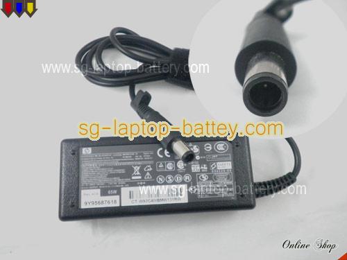 HP PAVILION CQ60 adapter, 18.5V 3.5A PAVILION CQ60 laptop computer ac adaptor, COMPAQ18.5V3.5A65W-7.4x5.0mm