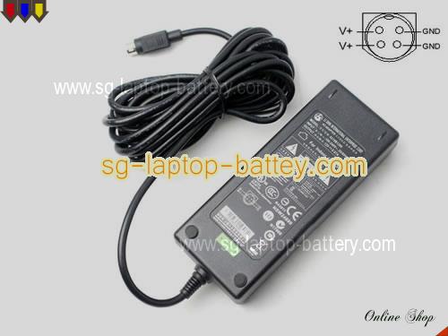  image of LISHIN 0452B1280 ac adapter, 12V 6.67A 0452B1280 Notebook Power ac adapter LCDLS12V6.67A80W-4PIN-ZZYF