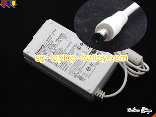  image of ALC Q40G375B-615-7D ac adapter, 12V 3.75A Q40G375B-615-7D Notebook Power ac adapter PHILIPS12V3.75A45W-5.5x2.5mm-W