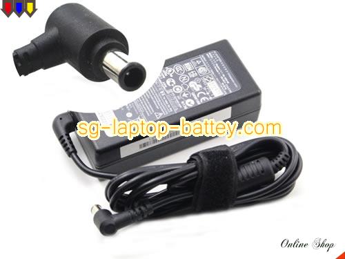 LG 22CV241-B adapter, 19V 3.42A 22CV241-B laptop computer ac adaptor, LITEON19V3.42A65W-6.5X4.0mm