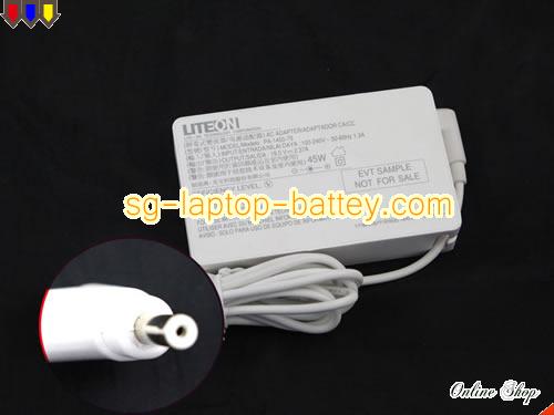 ACER V3-371-30FA adapter, 19V 2.37A V3-371-30FA laptop computer ac adaptor, LITEON19V2.37A45W-3.0x1.0mm-W