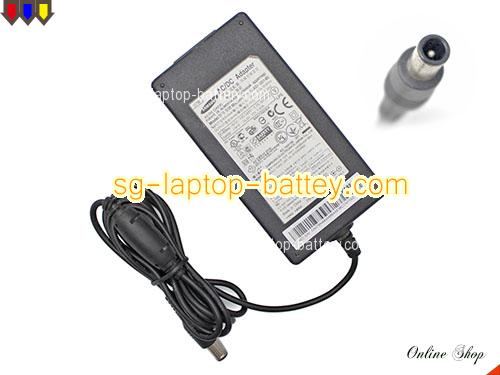 SAMSUNG S19B300NW adapter, 14V 1.43A S19B300NW laptop computer ac adaptor, Samsung14V1.43A20W-6.5x4.4mm