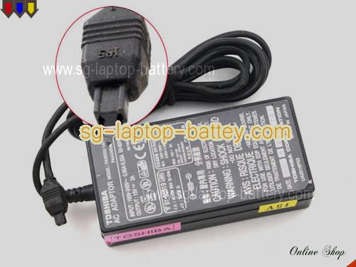 TOSHIBA PORTEGE 3110CT adapter, 15V 3A PORTEGE 3110CT laptop computer ac adaptor, TOSHIBA15V3A45W-2holes