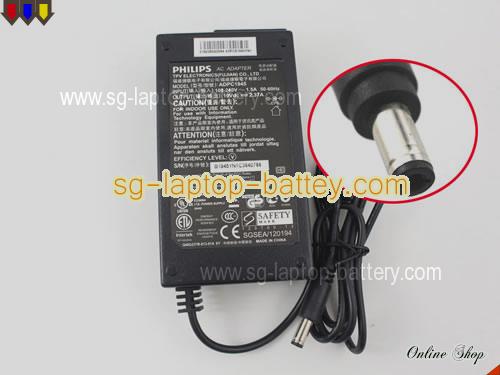 PHILIPS 234E5 adapter, 19V 2.37A 234E5 laptop computer ac adaptor, PHILIPS19V2.37A45W-5.5x2.5mm