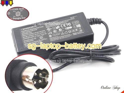  image of PEC PA1065-050T2B650 ac adapter, 5V 6.5A PA1065-050T2B650 Notebook Power ac adapter PEC5V6.5A32.5W-4pin