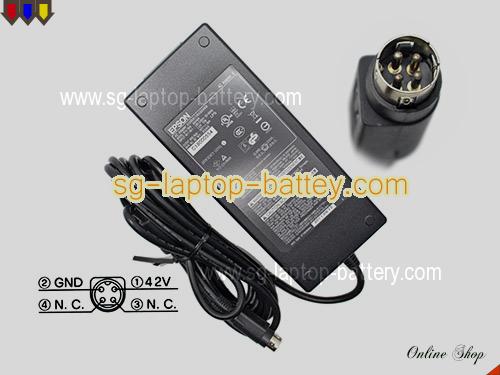  image of ESPON M248A ac adapter, 42V 1.38A M248A Notebook Power ac adapter EPSON42V1.38A58W-4PIN