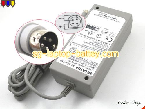  image of SHARP E6B27D ac adapter, 12V 6.67A E6B27D Notebook Power ac adapter SHARP12V6.67A80W-4pin-G