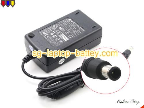 LG L1960TG adapter, 12V 3.5A L1960TG laptop computer ac adaptor, LG12V3.5A42W-6.4x4.4mm